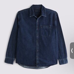 Dark Blue Denim Shirt